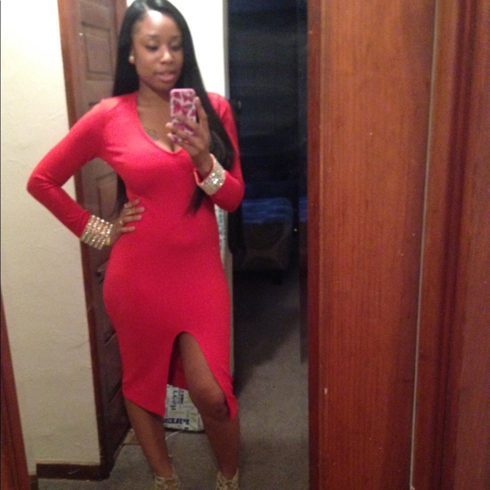 All purpose red dress